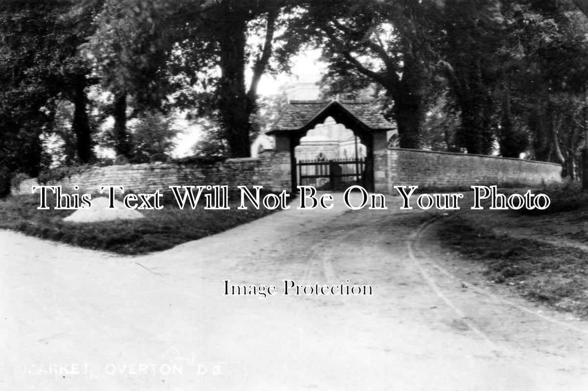 RU 76 - Church & Lych Gate, Market Overton, Rutland