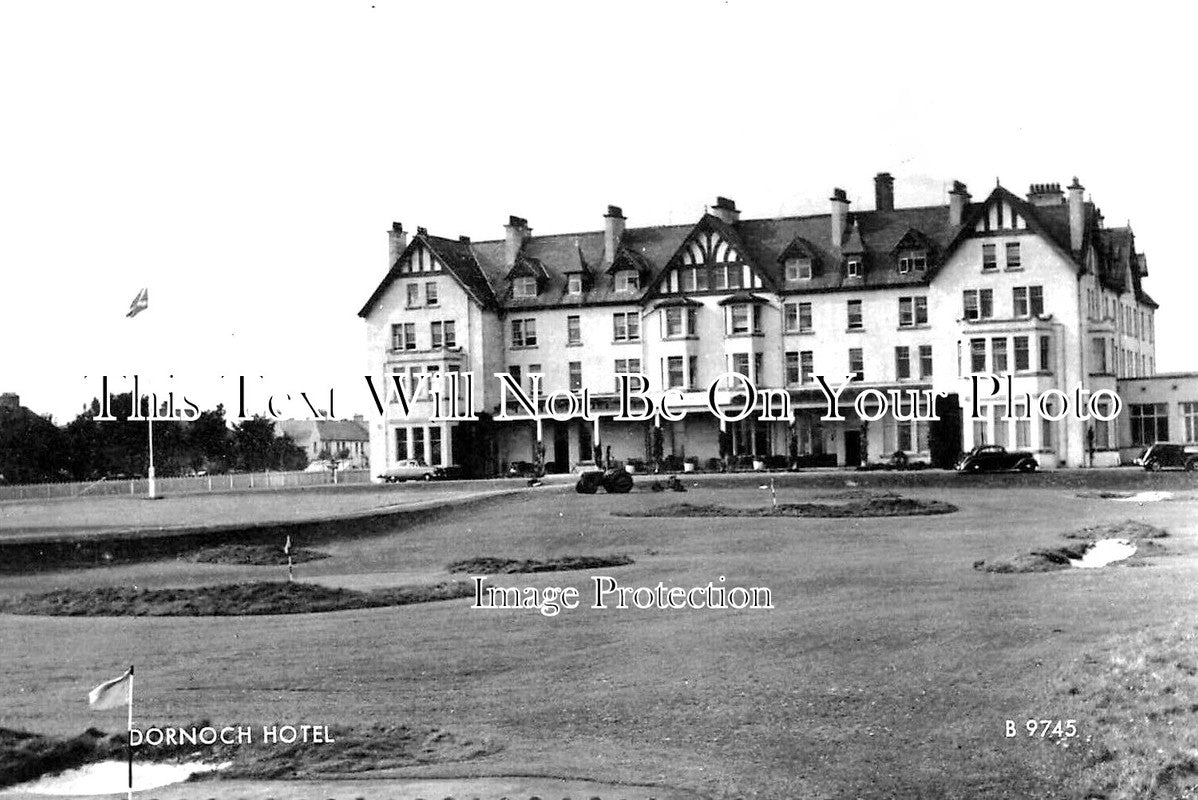 SC 1003 - Dornoch Hotel Golf Greens, Sutherland, Scotland