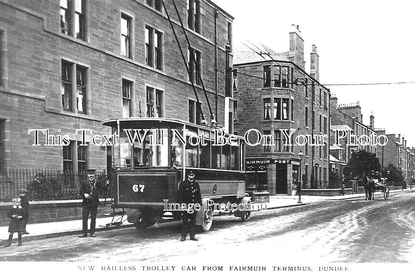 SC 1062 - New Railless Trolley Car, Fairmuir, Dundee, Scotland