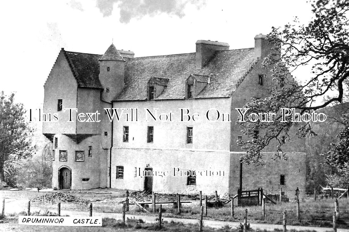 SC 1074 - Druminnor Castle, Rhynnie, Aberdeenshire, Scotland