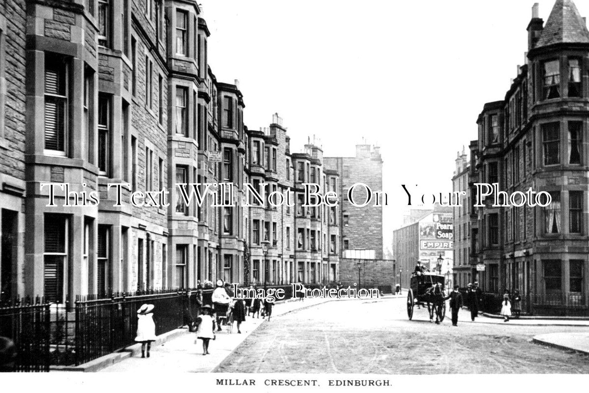 SC 1075 - Millar Crescent, Edinburgh, Scotland c1912
