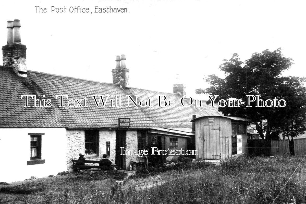 SC 1088 - The Post Office, Easthaven, Scotland c1920