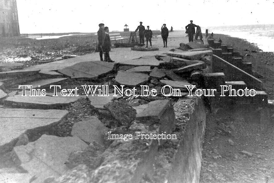 SC 1112 - Storm Damage To Largs Esplanade, Scotland c1910