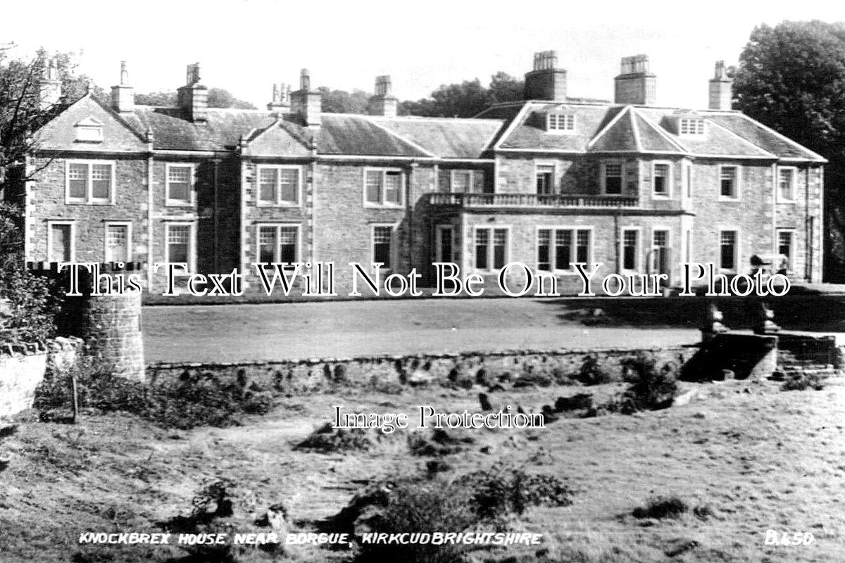 SC 1123 - Knockbrex House Near Borgue, Scotland c1952