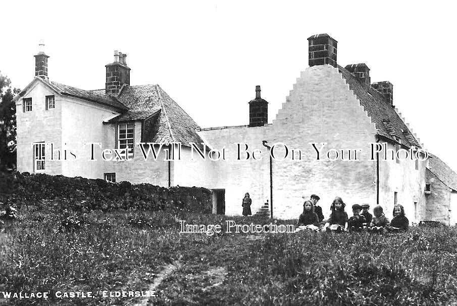 SC 1159 - Wallace Castle, Elderslie, Renfrewshire, Scotland c1912