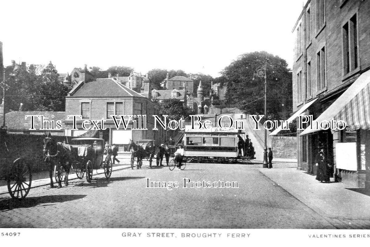 SC 1170 Gray Street, Broughty Ferry, Dundee, Scotland c1909 JB Archive
