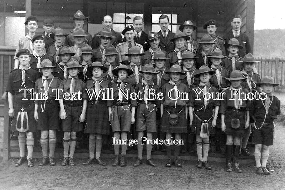 SC 1204 - Boy Scouts At Newstead School, Doune, Stirlingshire, Scotland