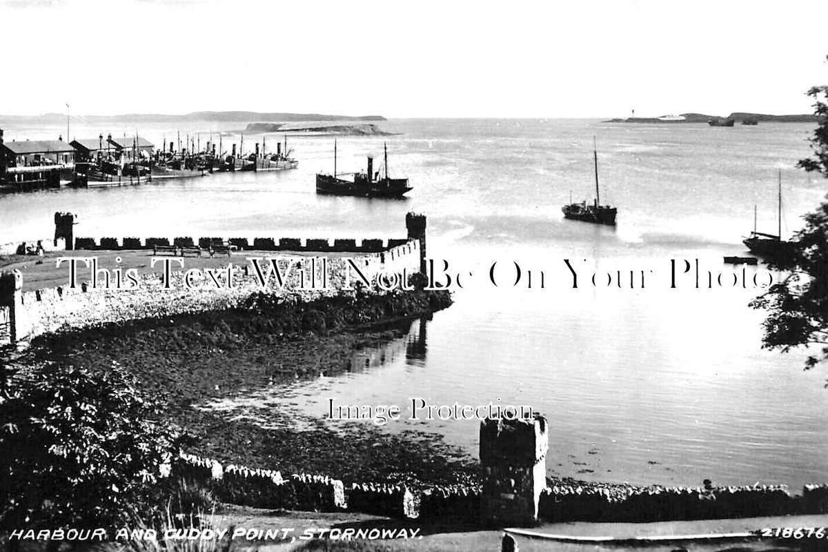 SC 1234 - Harbour & Cuddy Point, Stornoway, Isle Of Lewis, Scotland