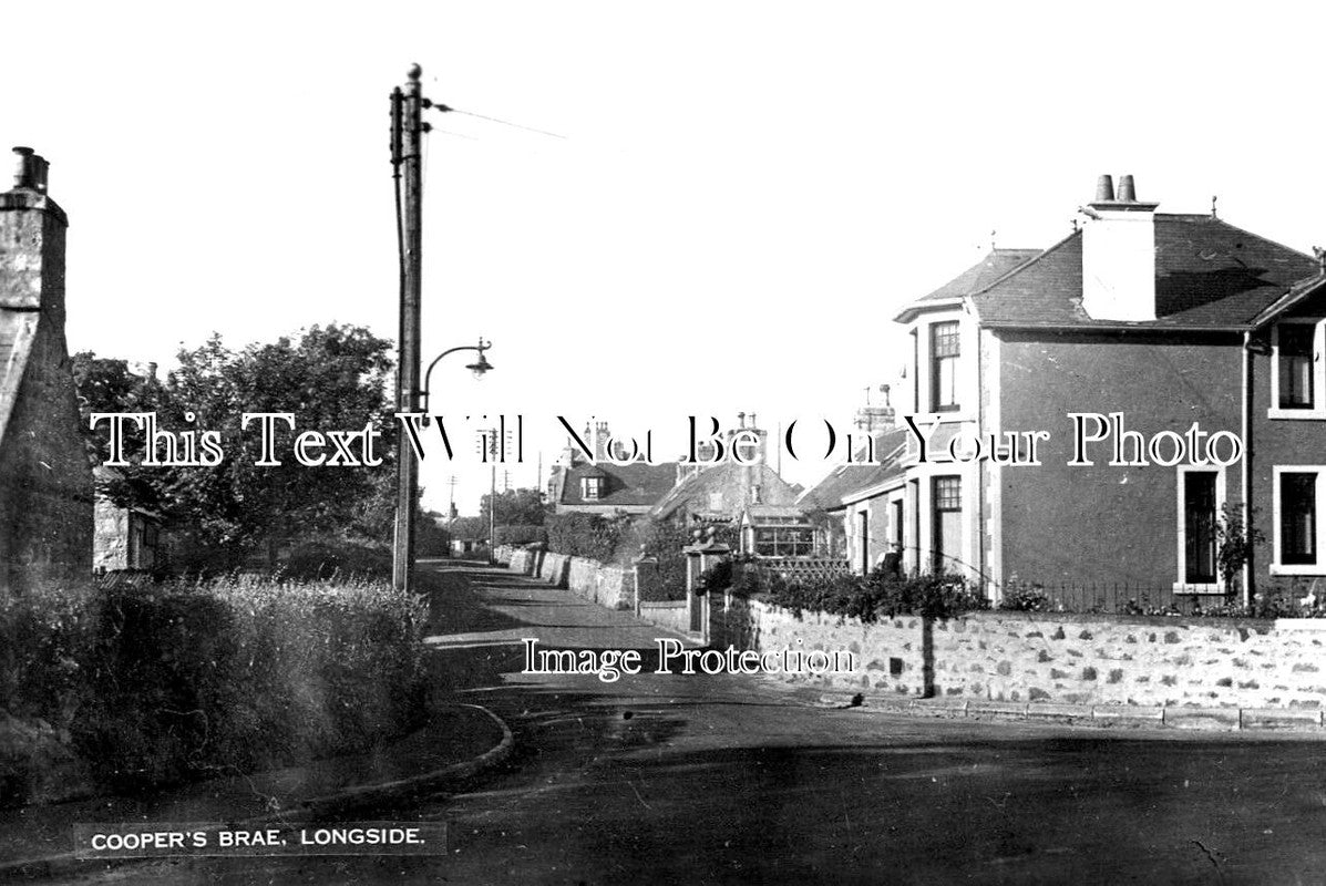 SC 1262 - Coopers Brae, Longside, Aberdeenshire, Scotland c1950