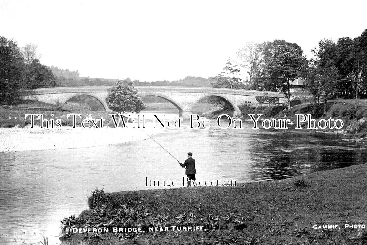 SC 1275 - Deveron Bridge Near Turriff, Scotland c1920