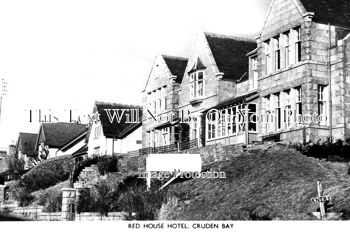 SC 1287 - Red House Hotel, Cruden Bay, Aberdeenshire, Scotland c1960