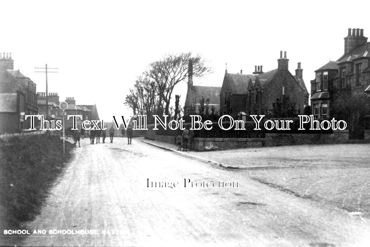 SC 1314 - School & Schoolhouse, Hatton, Aberdeenshire, Scotland