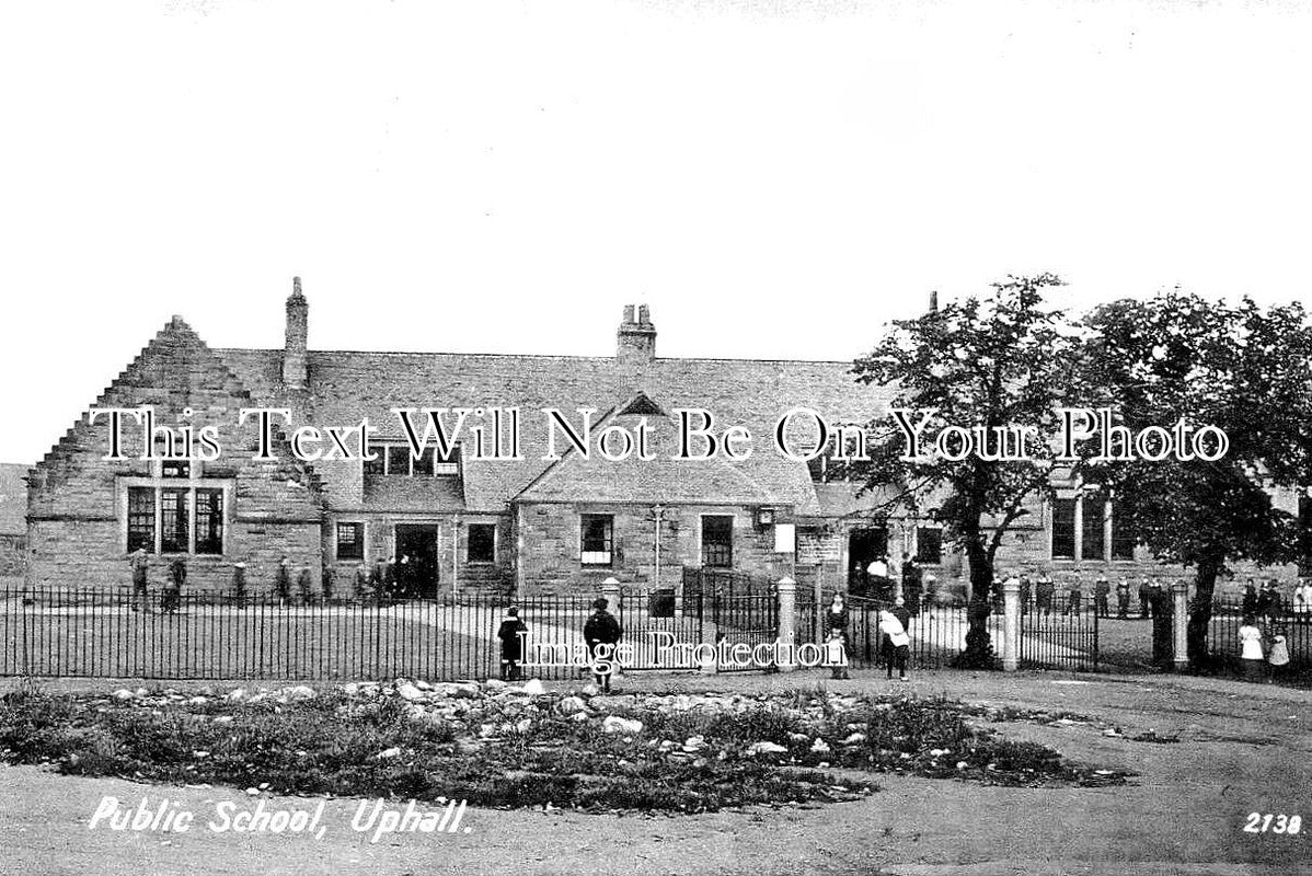 SC 1329 - Public School, Uphall, West Lothian, Scotland c1941
