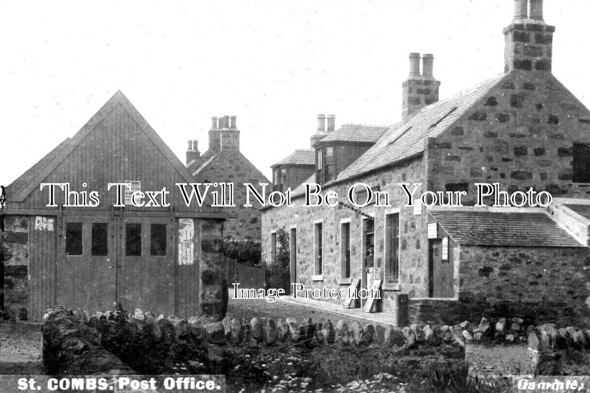 SC 1330 - St Combs Post Office, Fraserburgh, Aberdeenshire, Scotland c1908