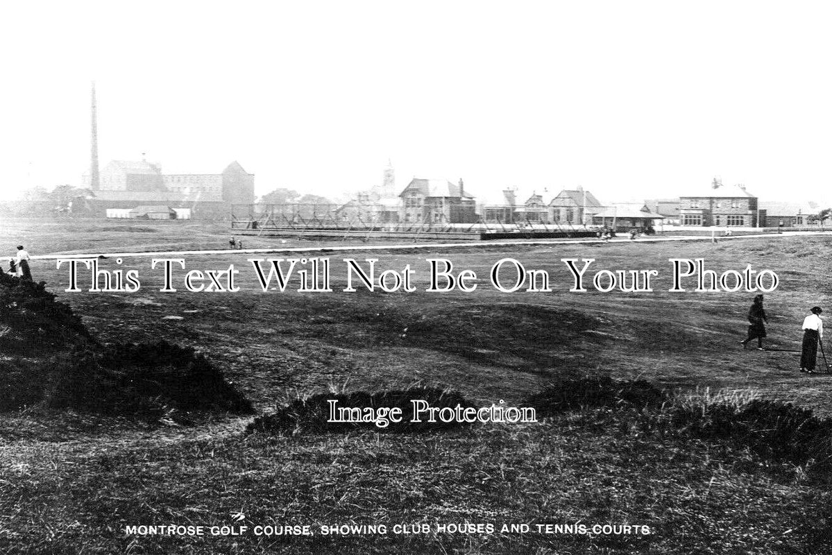 SC 1334 - Montrose Golf Course, Club House, Tennis Courts, Scotland