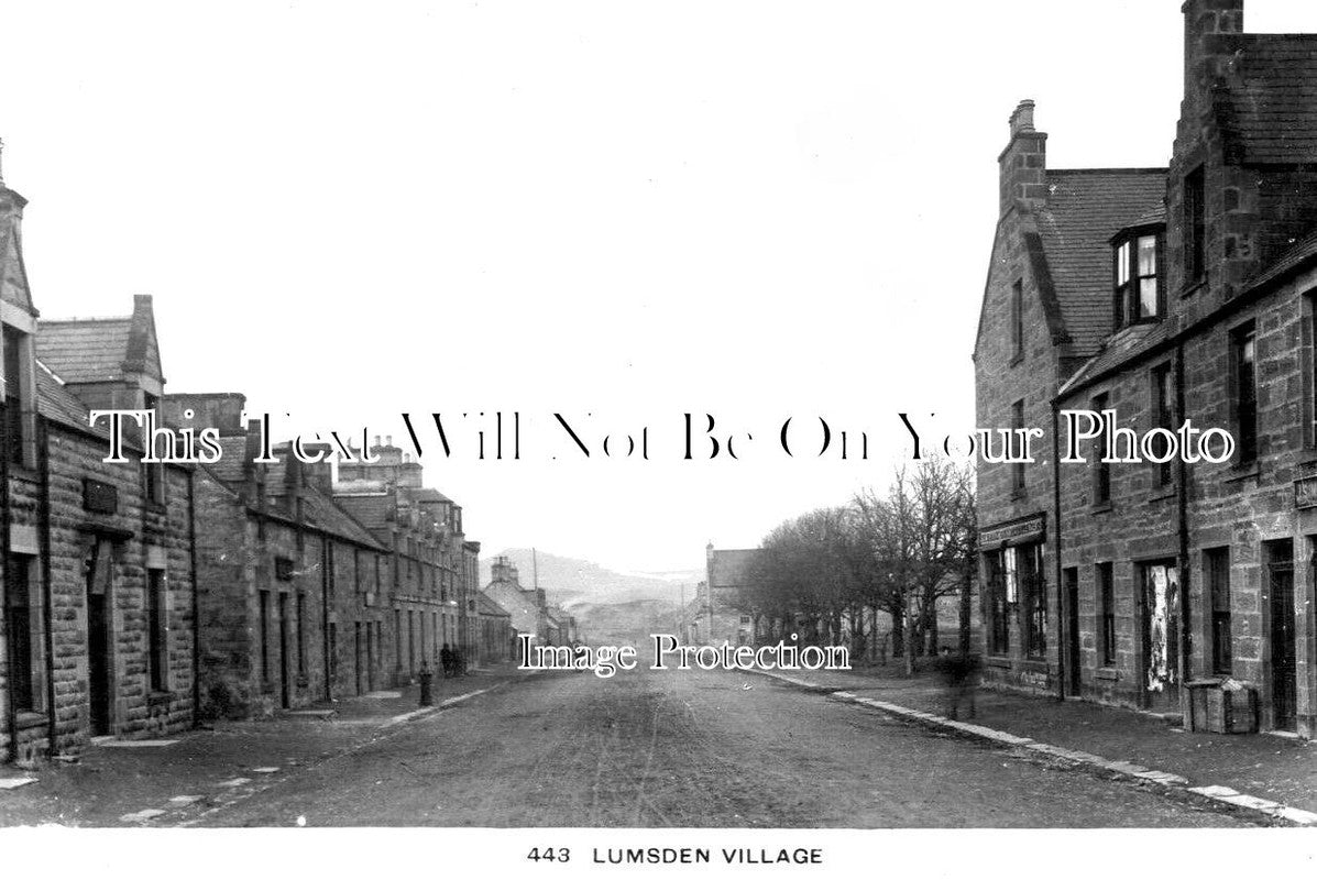 SC 1342 - Lumsden Village, Alford, Aberdeenshire, Scotland c1910