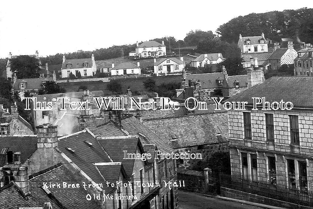 SC 1446 - Kirkbrae From Top Of Town Hall, Old Meldrum, Scotland