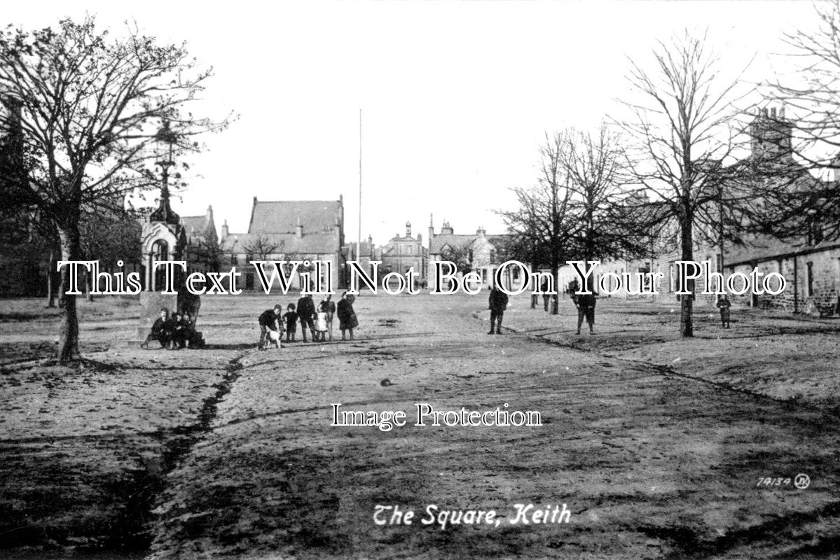 SC 1461 The Square, Keith, Banffshire, Scotland JB Archive