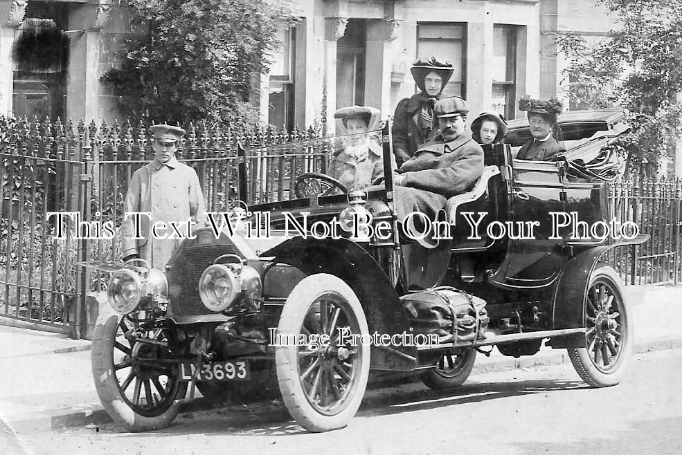 SC 1502 - Family Motor Car, Edinburgh, Scotland c1909