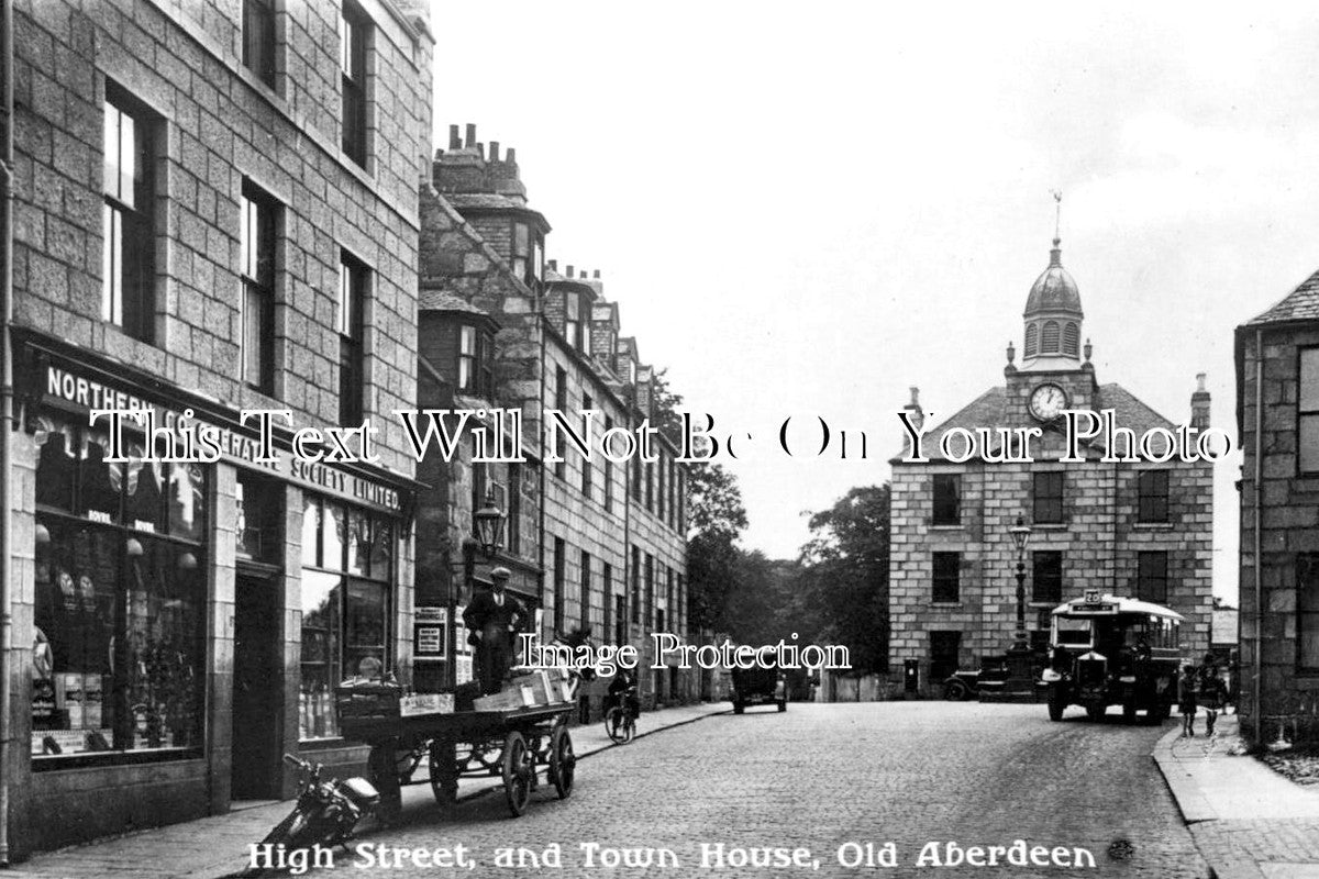 SC 1510 - High Street & Town House, Old Aberdeen, Scotland
