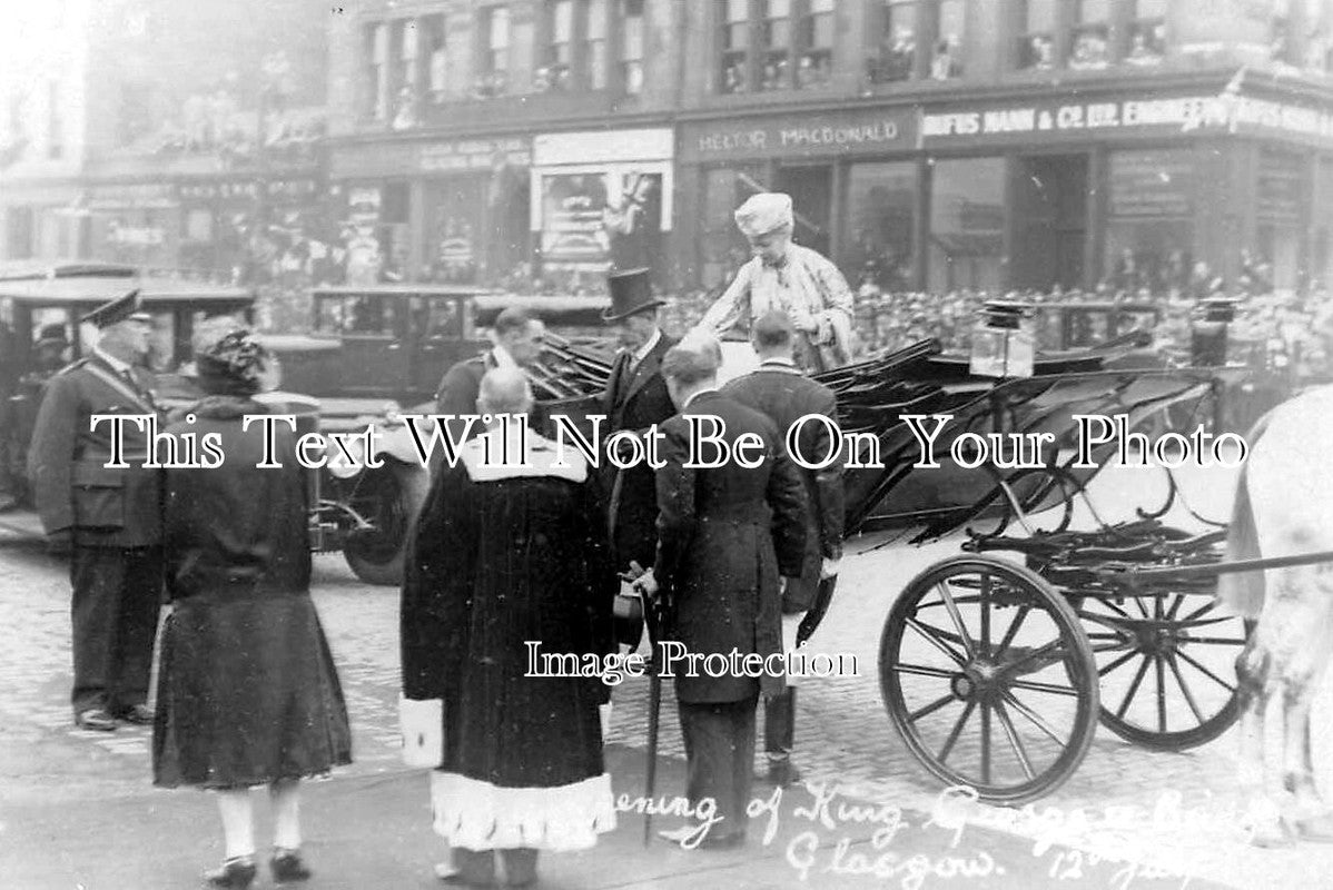 SC 155 - Royal Visit Of King George & Queen Mary, Glasgow, Scotland
