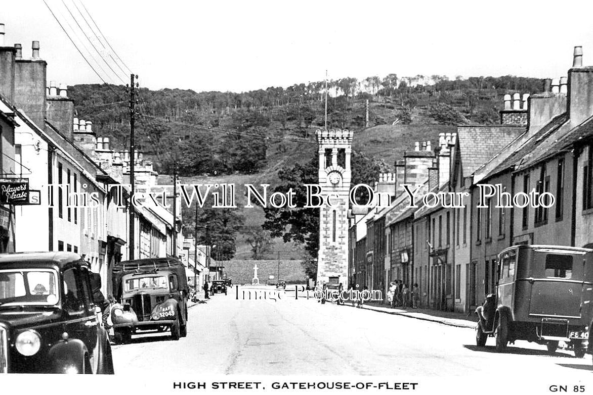 SC 1563 - High Street, Gatehouse Of Fleet, Scotland