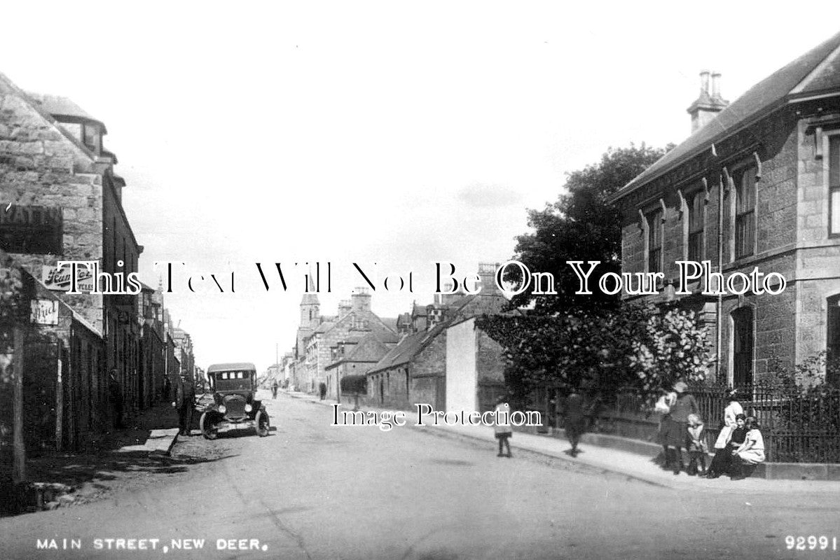 SC 1577 - Main Street, New Deer, Aberdeenshire, Scotland