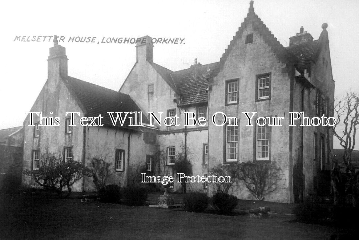 SC 1588 - Melsetter House, Longhope, Orkney, Scotland