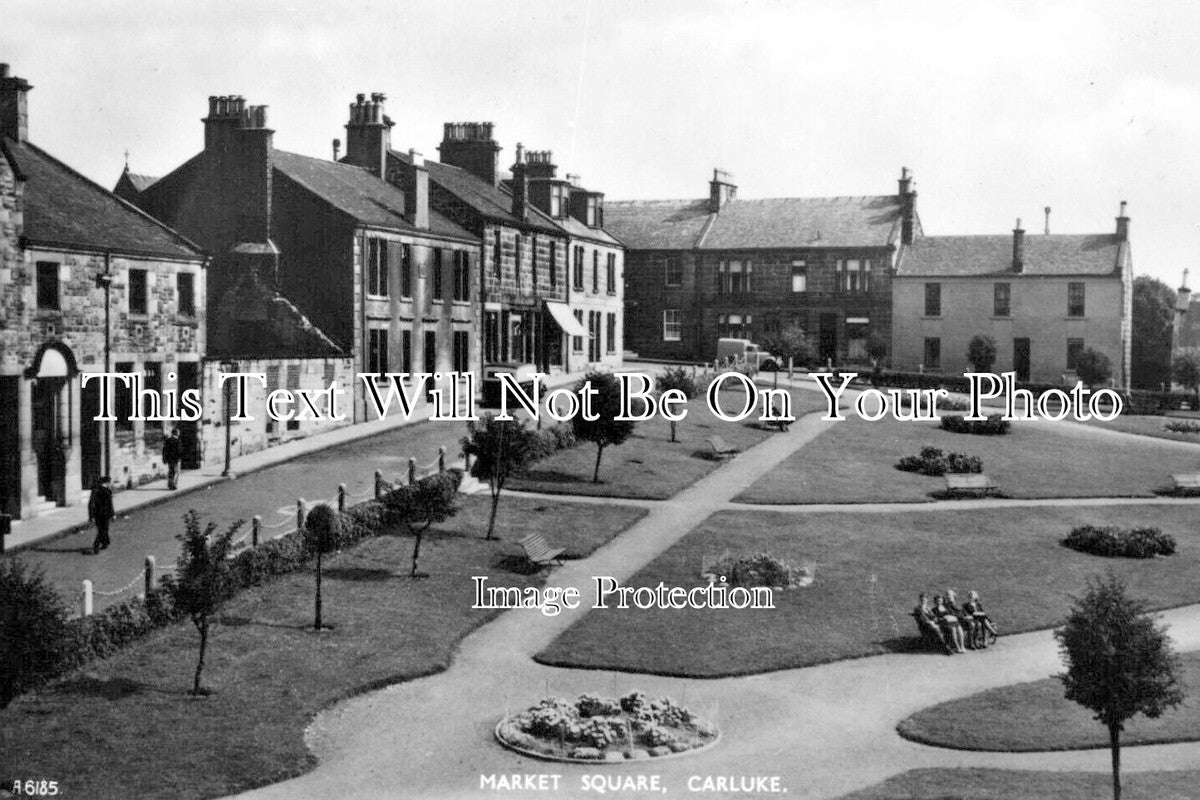 SC 1641 - Market Square, Carluke, Scotland