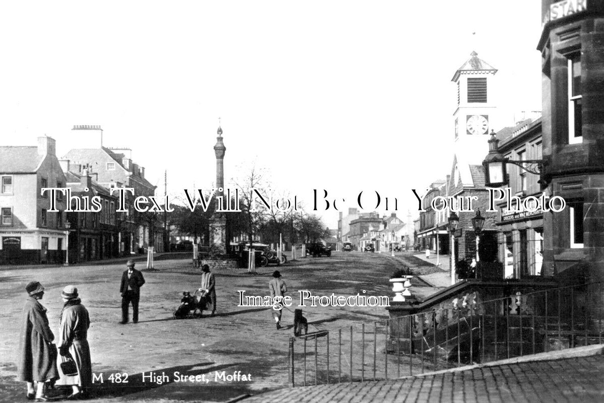 SC 1649 - High Street, Moffat, Scotland