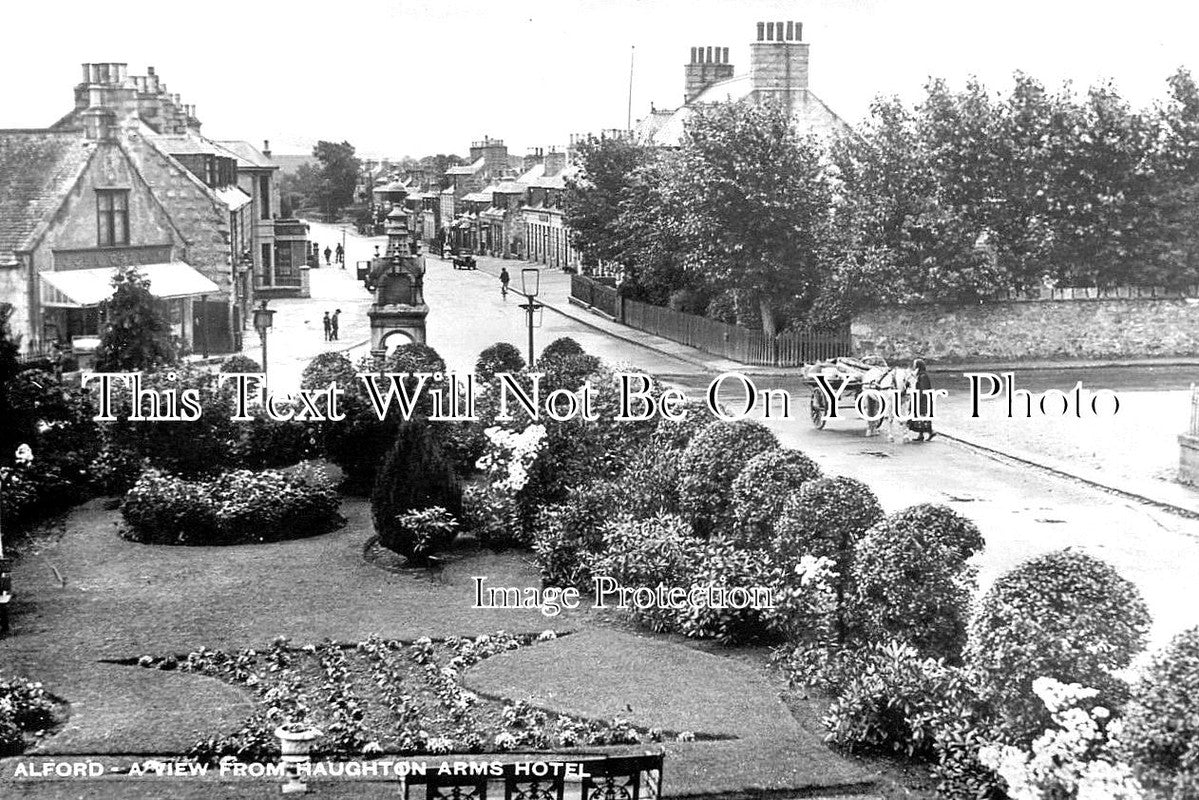 SC 165 - Haughton Arms Hotel, Alford, Aberdeenshire, Scotland c1930