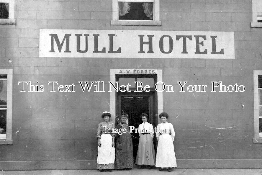 SC 1654 - The Mull Hotel, Isle Of Mull, Scotland c1909