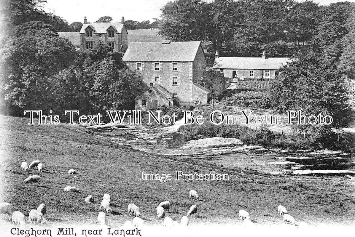 SC 1669 - Cleghorn Mill Near Lanark, Scotland