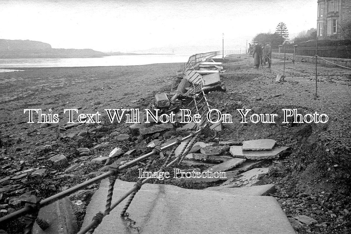 SC 1695 - Storm Damage At Oban, Argyll & Bute, Scotland 1912