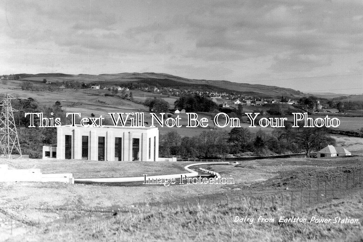 SC 1742 - Dalry From Earlston Power Station, Scotland