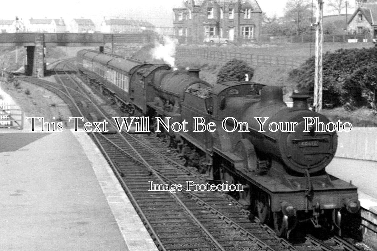 SC 1752 - Locomotive Entering Castle Douglas Railway Station, Scotland