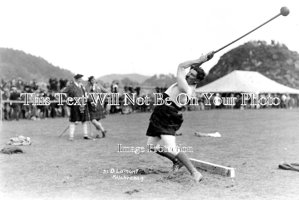 SC 1780 - Hammer Thrower At Oban Games, Scotland