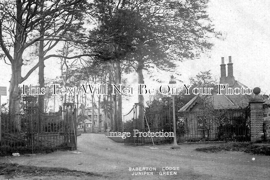 SC 1791 - Baberton Lodge, Juniper Green, Midlothian, Scotland c1905