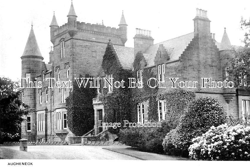 SC 1794 - Aucheneck House, Drymen, Stirlingshire, Scotland c1909
