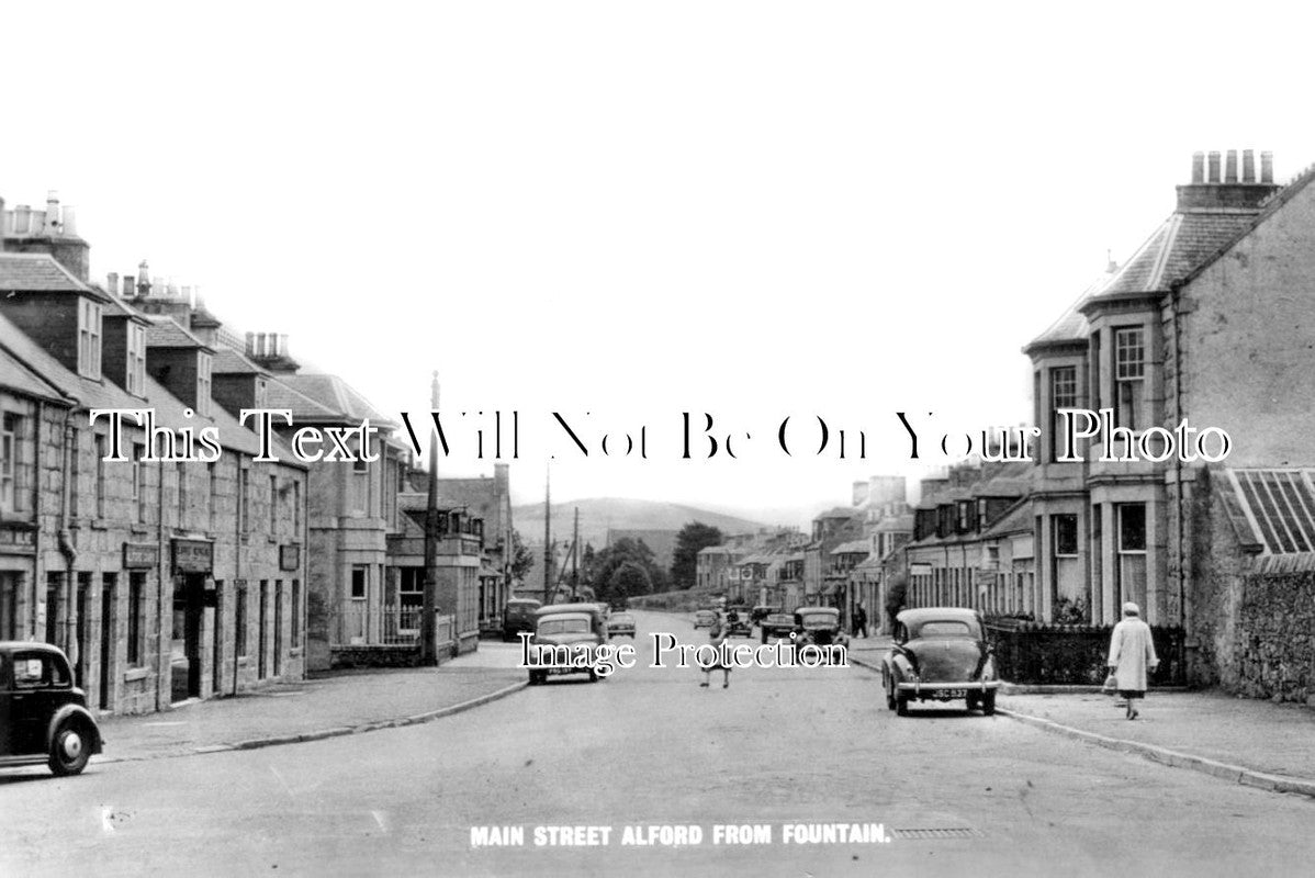 SC 1810 - Main Street, Alford, Scotland