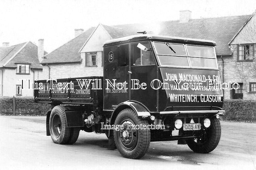 SC 1910 - John MacDonald Haulage Lorry, Whiteinch, Glasgow, Scotland
