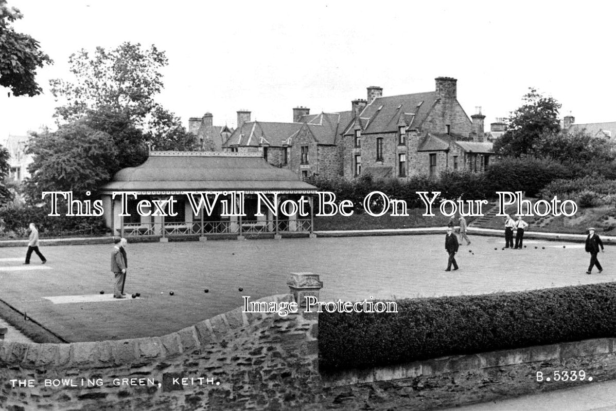 SC 1925 - The Bowling Green, Keith, Banffshire, Scotland