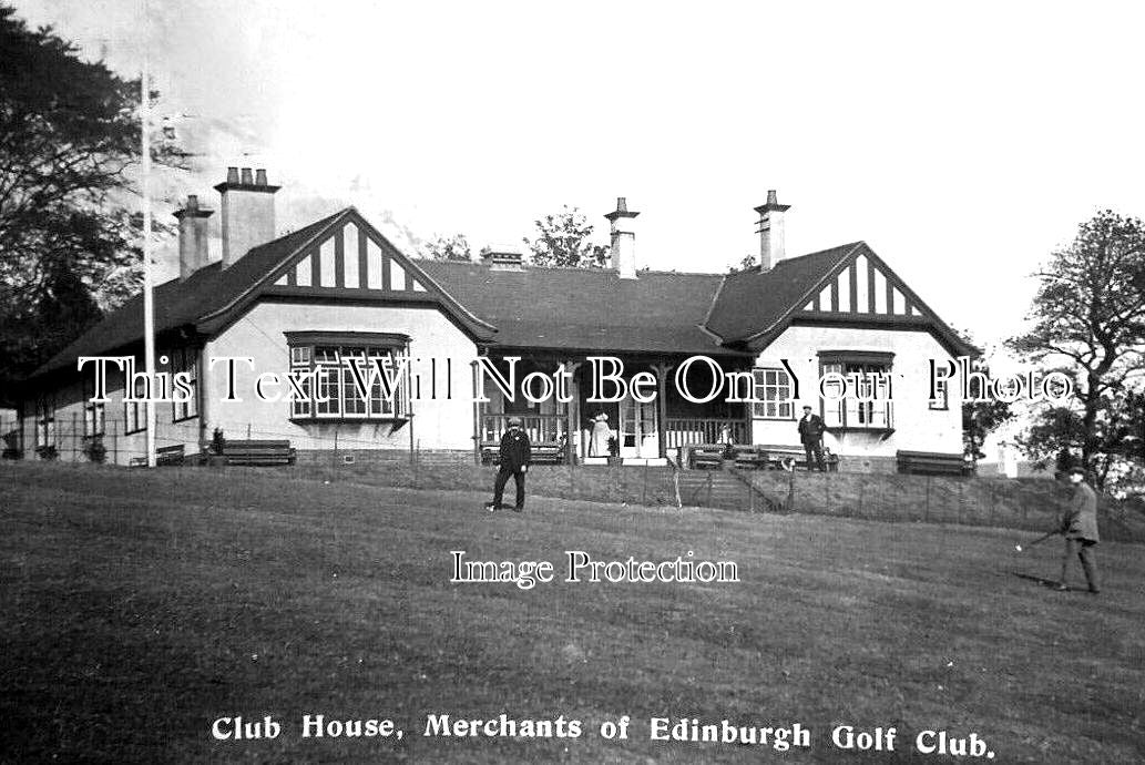 SC 1961 - Club House, Merchants Of Edinburgh Golf Club, Scotland