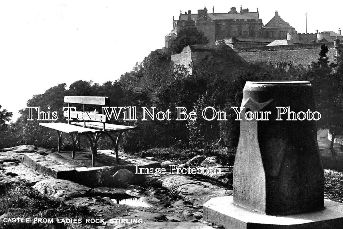 SC 1966 - Castle From Ladies Rock, Stirling, Scotland