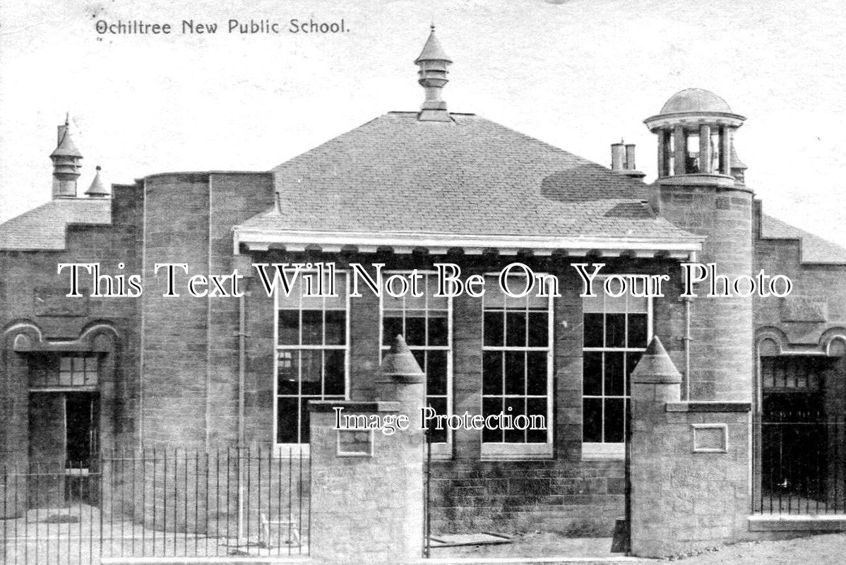 SC 1969 - New Public School, Ochiltree, Ayrshire, Scotland c1928