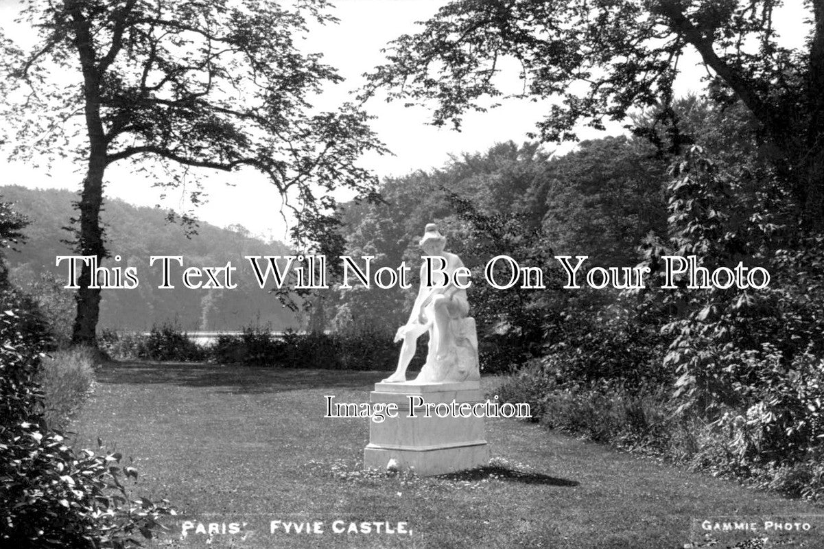 SC 2065 - Paris Statue, Fyvie Castle, Scotland