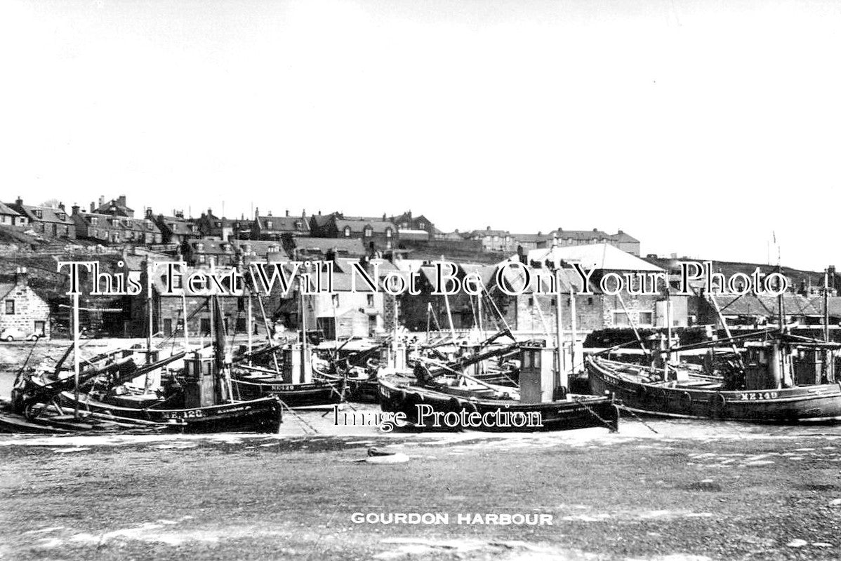 SC 2165 - Gourdon Harbour, Scotland c1960