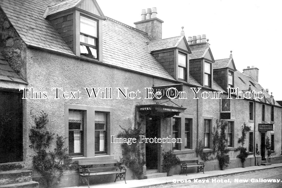 SC 2170 - Cross Keys Hotel, New Galloway, Scotland