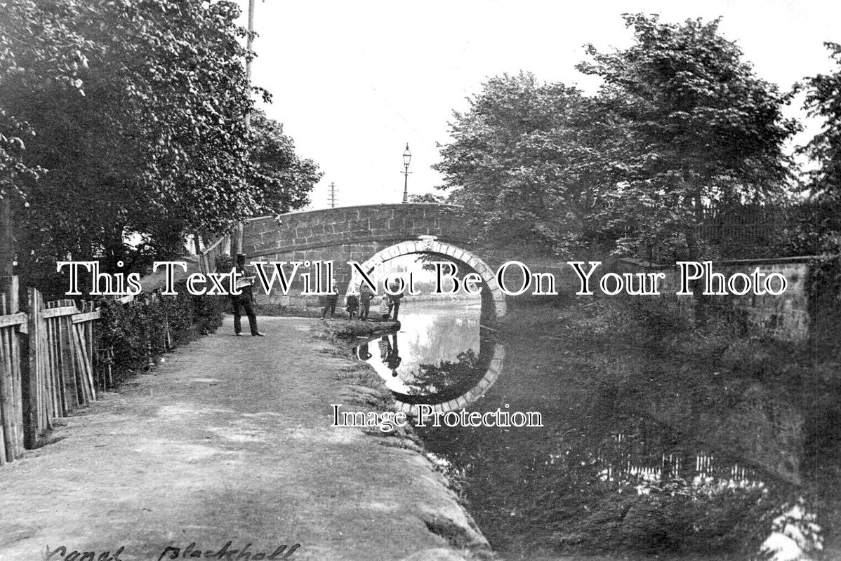 SC 2232 - Canal & Bridge At Blackhall, Paisley, Scotland