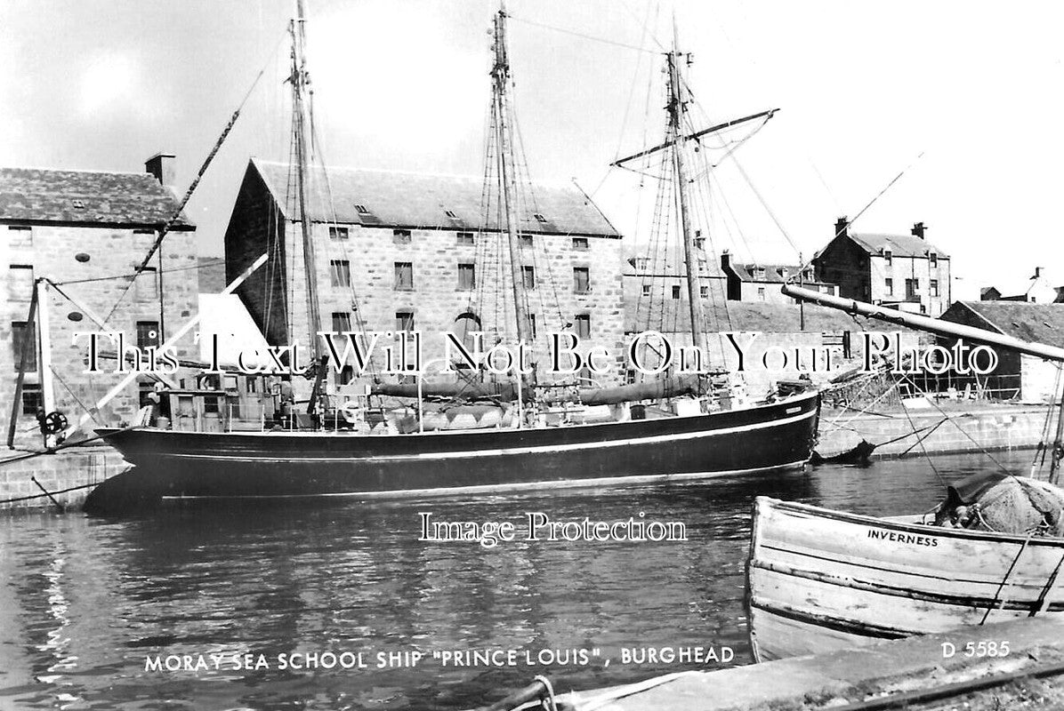 SC 2242 - Moray Sea School Ship Prince Louis, Burghead, Scotland
